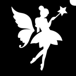 Stencil - Playful Fairy
